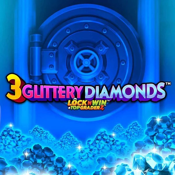 3 Glittery Diamonds logo by PearFiction Studios Casino Days