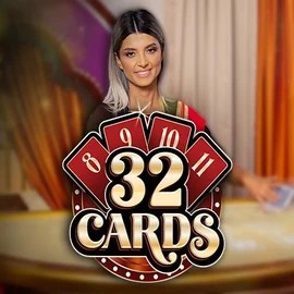 32 Cards slot icon by Ezugi, available at Casino Days