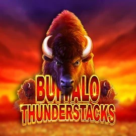 Buffalo Thunderstacks online game logo by Amatic Industries on casino-days.co