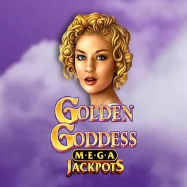 Jackpots logo of Golden Goddess Megajackpots from IGT at Casino Days