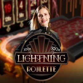 Lightning Roulette slot logo by Evolution at Casino Days